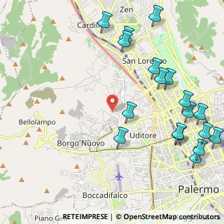 Mappa Via Emilia, 90145 Palermo PA, Italia (3.06556)