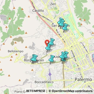 Mappa Via Emilia, 90145 Palermo PA, Italia (1.88636)