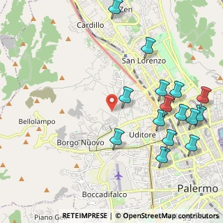 Mappa Via Emilia, 90145 Palermo PA, Italia (2.78333)