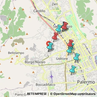 Mappa Via Emilia, 90145 Palermo PA, Italia (1.85417)