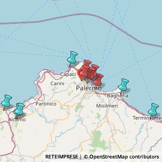 Mappa Via Emilia, 90145 Palermo PA, Italia (17.80818)