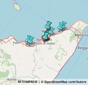 Mappa Via Immacolata, 98051 Barcellona Pozzo di Gotto ME, Italia (7.78083)