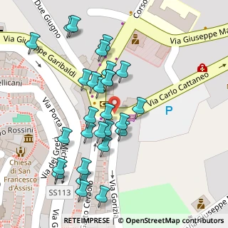 Mappa Via Giuseppe Garibaldi, 98066 Patti ME, Italia (0.05357)