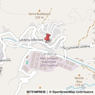 Mappa Via Comunale Larderia Inferiore, 98, 98129 Messina, Messina (Sicilia)