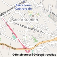 Karte Barcellona Pozzo di Gotto