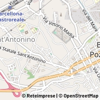 Karte Barcellona Pozzo di Gotto