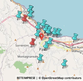 Mappa Via Roccone, 98066 Patti ME, Italia (1.803)