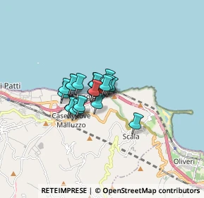 Mappa Via Catania, 98066 Patti ME, Italia (1.025)