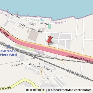 Mappa Via Playa, 2, 98066 Patti, Messina (Sicilia)