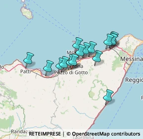 Mappa Via Giuseppe Garibaldi, 98051 Barcellona Pozzo di Gotto ME, Italia (12.41625)