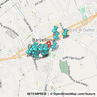 Mappa Via Giuseppe Garibaldi, 98051 Barcellona Pozzo di Gotto ME, Italia (0.3465)