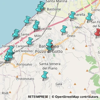 Mappa Via Giovanni Spagnolo, 98051 Barcellona Pozzo di Gotto ME, Italia (3.163)