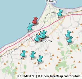 Mappa Via Tenente A. Genovese, 98051 Barcellona Pozzo di Gotto ME, Italia (3.47923)