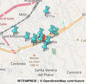 Mappa Via Tenente A. Genovese, 98051 Barcellona Pozzo di Gotto ME, Italia (0.64636)