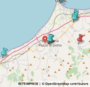 Mappa Via Vespri, 98051 Barcellona Pozzo di Gotto ME, Italia (5.80091)