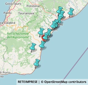 Mappa Via Pagano, 89034 Bovalino RC, Italia (13.60533)