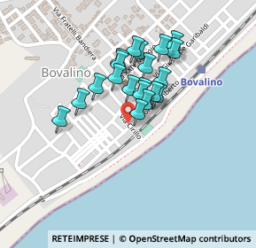 Mappa Via Pagano, 89034 Bovalino RC, Italia (0.1815)