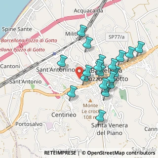 Mappa Via S. Francesco di Paola, 98051 Barcellona Pozzo di Gotto ME, Italia (0.92105)