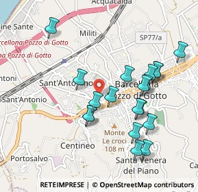Mappa Via S. Francesco di Paola, 98051 Barcellona Pozzo di Gotto ME, Italia (1.05632)