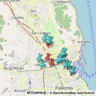 Mappa Via Restivo, 90143 Palermo PA, Italia (1.98588)