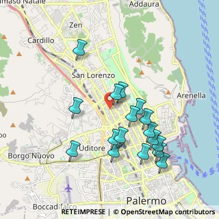 Mappa Via Restivo, 90143 Palermo PA, Italia (2.06235)