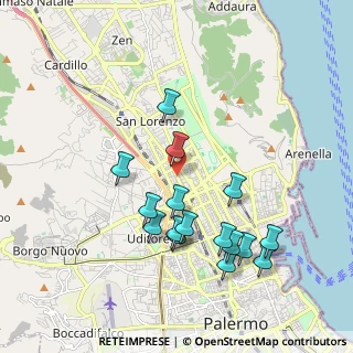 Mappa Via Restivo, 90143 Palermo PA, Italia (2.13563)