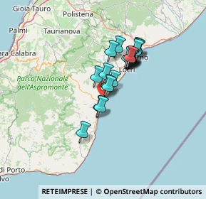 Mappa Via Bruno Giordano, 89034 Bovalino RC, Italia (10.617)