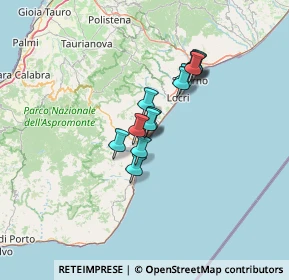 Mappa Via Bruno Giordano, 89034 Bovalino RC, Italia (10.12769)