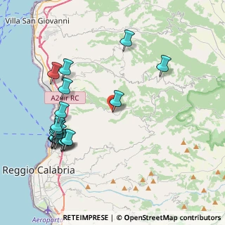 Mappa Via Ortì Inferiore, 89126 Terreti RC, Italia (5.201)