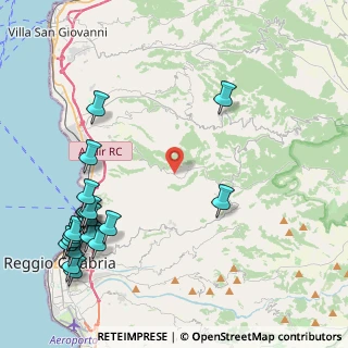 Mappa Via Ortì Inferiore, 89126 Terreti RC, Italia (6.3095)