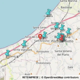 Mappa Via Tindari, 98051 Barcellona Pozzo di Gotto ME, Italia (2.53636)