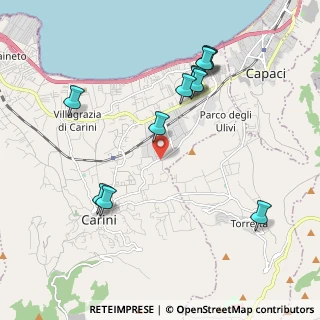 Mappa Via Don L. Sturzo, 90044 Carini PA, Italia (2.35833)