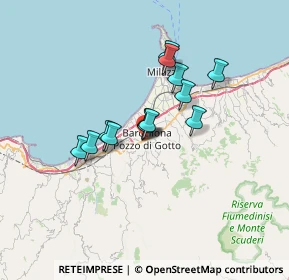 Mappa Via Guglielmo Marconi, 98051 Barcellona Pozzo di Gotto ME, Italia (5.48538)