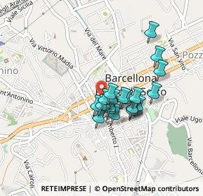 Mappa Via Guglielmo Marconi, 98051 Barcellona Pozzo di Gotto ME, Italia (0.3435)