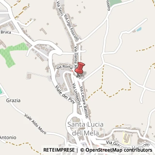 Mappa Via Roma, 3, 98046 Santa Lucia del Mela, Messina (Sicilia)