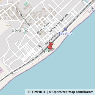 Mappa Via Lungomare, 89034 Bovalino RC, Italia, 89034 Bovalino, Reggio di Calabria (Calabria)