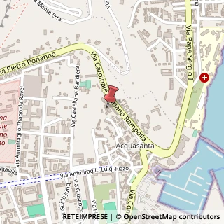 Mappa Via Cardinale Mariano Rampolla,  8, 90142 Palermo, Palermo (Sicilia)