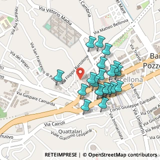 Mappa Via Antonio Maria Jaci, 98051 Barcellona Pozzo di Gotto ME, Italia (0.213)