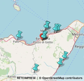 Mappa Via Antonio Maria Jaci, 98051 Barcellona Pozzo di Gotto ME, Italia (13.02)