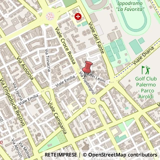 Mappa Viale della Croce Rossa, 33, 90144 Palermo, Palermo (Sicilia)