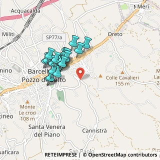 Mappa Via Serro del Carmine, 98051 Barcellona Pozzo di Gotto ME, Italia (0.8265)