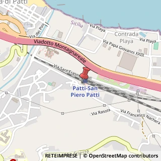 Mappa Piazza Antonio Gramsci, 1, 98066 Patti, Messina (Sicilia)