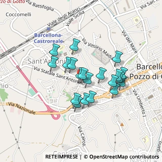 Mappa Via Avvocato Antonino Pino, 98051 Barcellona Pozzo di Gotto ME, Italia (0.392)