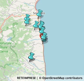 Mappa Via Nazionale, 88060 Badolato CZ, Italia (5.32714)