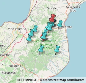 Mappa Localita La Chiusa, 89822 Serra San Bruno VV, Italia (11.082)