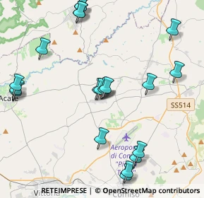 Mappa Viale della Riscossa, 97013 Pedalino RG, Italia (5.4685)