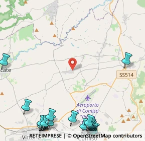 Mappa Via Maria Santissima del Rosario, 97013 Pedalino RG, Italia (7.9555)