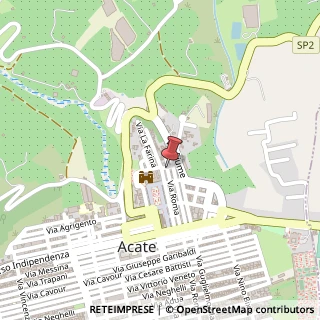 Mappa Via Roma, 8, 97011 Acate RG, Italia, 97011 Acate, Ragusa (Sicilia)