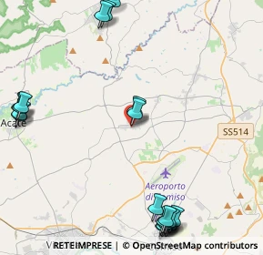 Mappa Via XXV Aprile, 97013 Pedalino RG, Italia (6.7685)