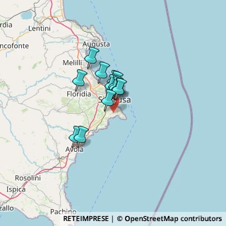 Mappa Traversa Tonnara Terrauzza, 96100 Fanusa SR, Italia (9.21846)
